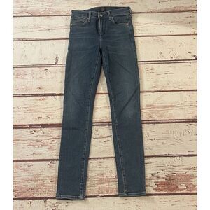 Citizens Of Humanity Jeans Women's Size 25 Blue‎ Rocket Ankle High Rise Skinny